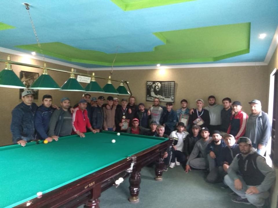 В селе Цуриб Чародинского района прошёл открытый турнир по русскому бильярду
